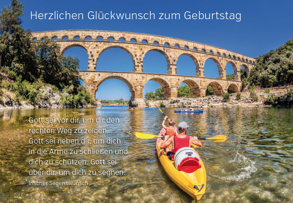 Geburtstag - Aquädukt übe Wasser