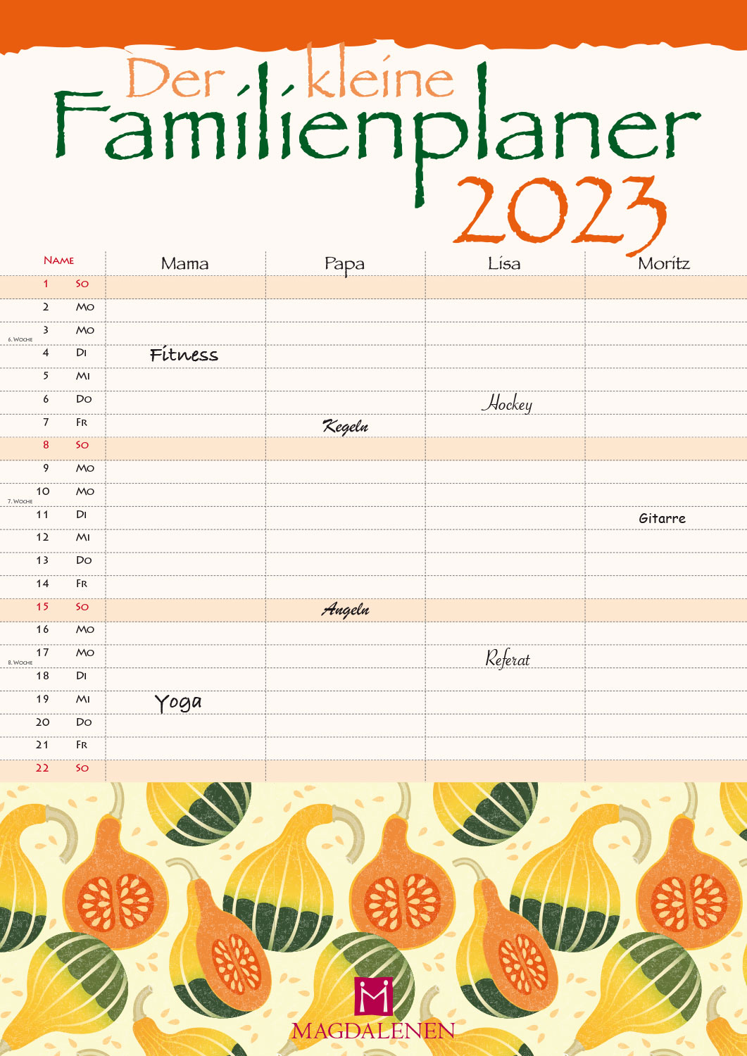 Der kleine Familienplaner 2023 NEU!!!