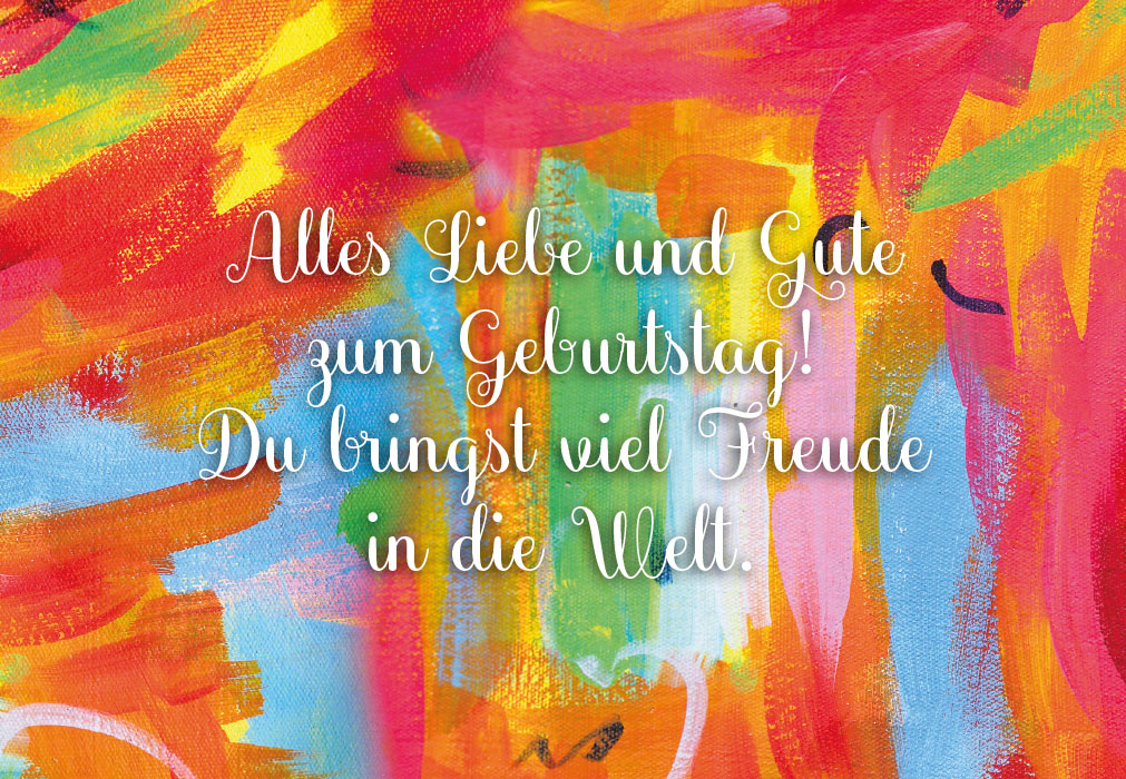 Geburtstag - Bunt und einzigartig - NEU