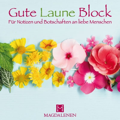 Gute Laune Block Blumenband 