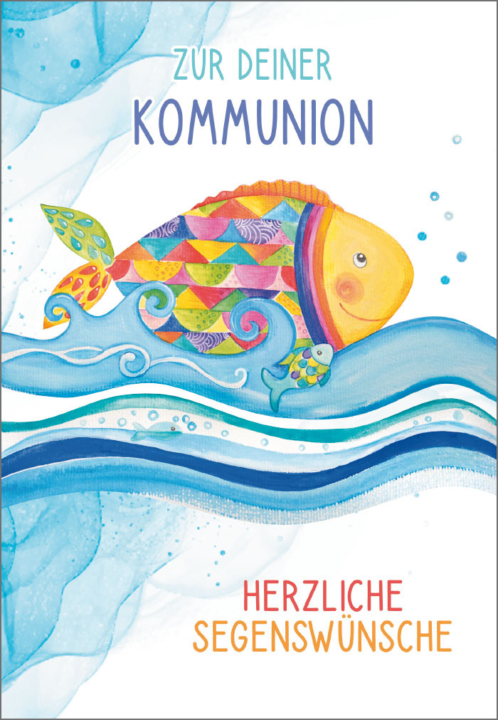 Kommunion - Fisch aus Farben