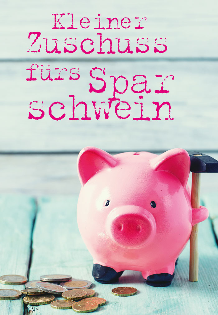 Kindergeburtstag - rosa Sparschwein