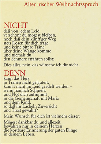 Weihnachten - Doppelkarte