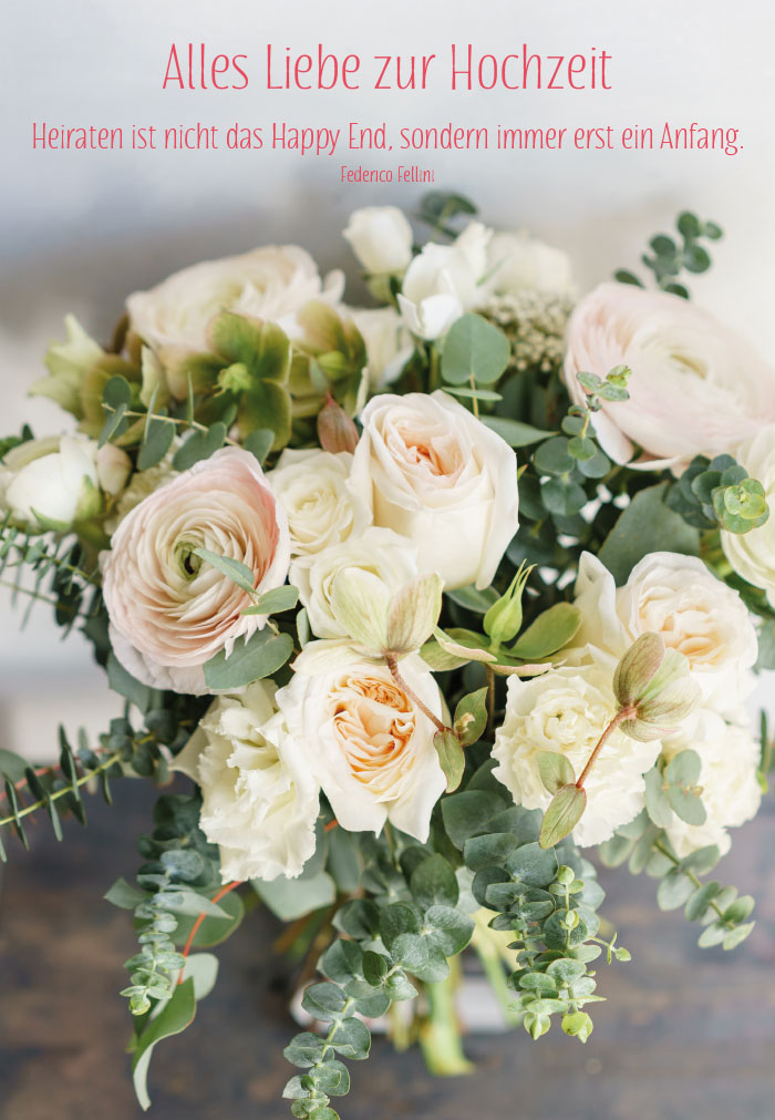 Hochzeit - Blumenstrauß mit weißen Rosen NEU!!!