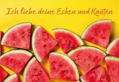 Gute Laune f?r jede Gelegenheit - Melonenscheiben, rot