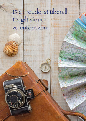 Postkarte - alter Fotoappparat