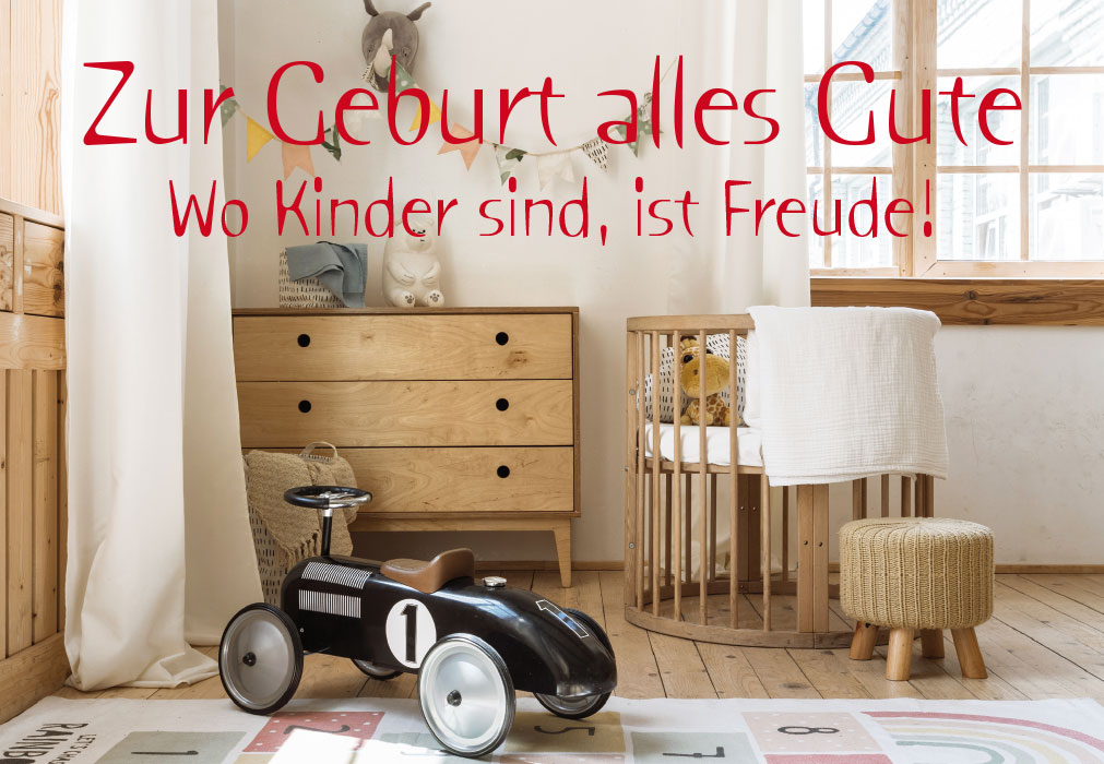 Geburt - Kinderzimmer mit Spielzeug