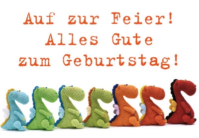 Kindergeburtstag - viele, bunte Drachen