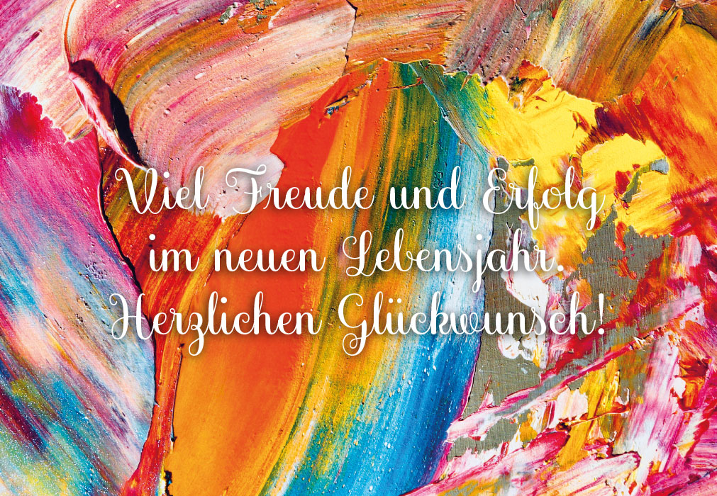 Geburtstag -Freude und Erfolg - NEU  