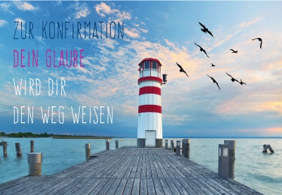 Konfirmation - Leuchtturm und M?wen