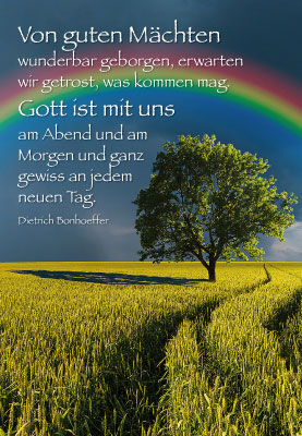 Konfirmation - Regenbogen ?ber Baum