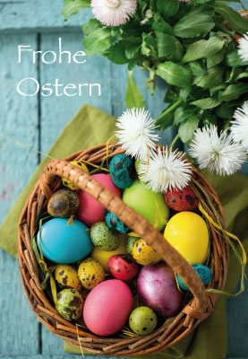 Ostern - Korb voll Ostereier