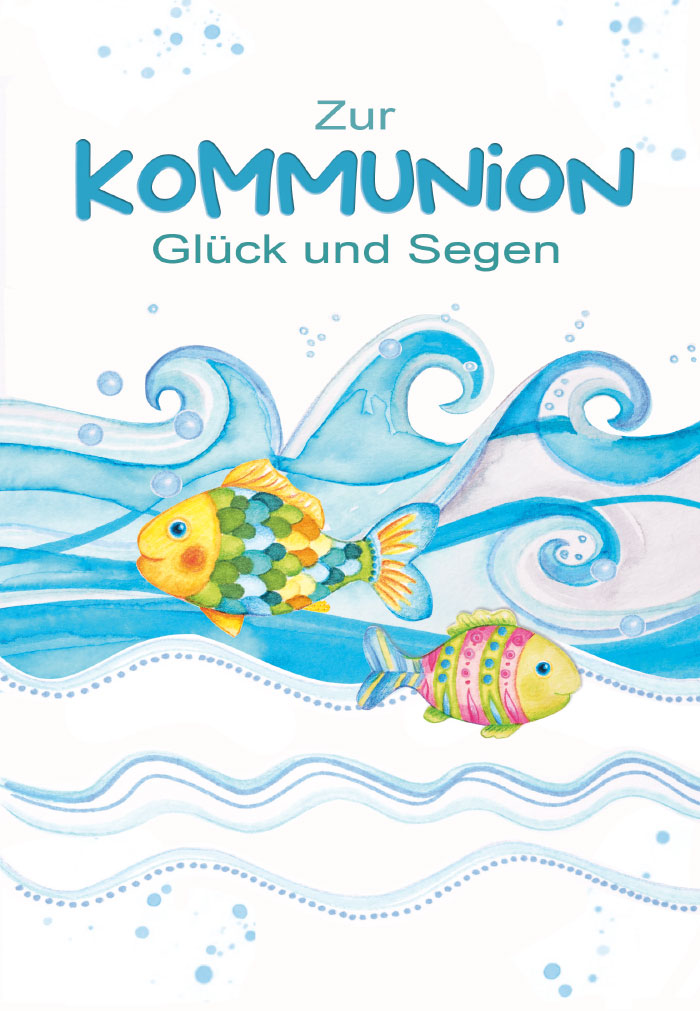 Kommunion  -bunte Fische im Wasser