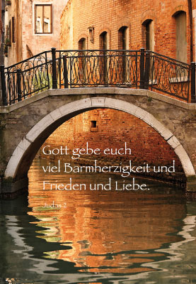Bibeltext - Brücke in der Stadt