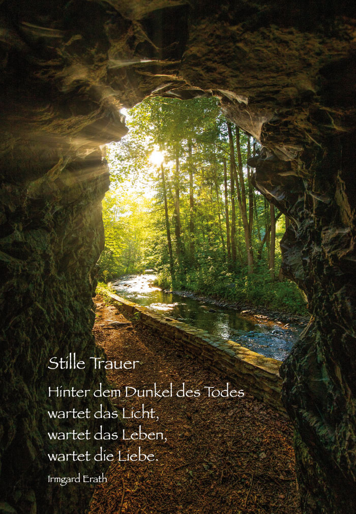 Trauer - Sonnenstrahlen in Höhle