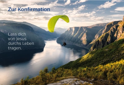 Konfirmation - Gleitschirmflug ?ber Wasser