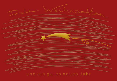 Weihnachten - Doppelkarte Weihnachtsstern