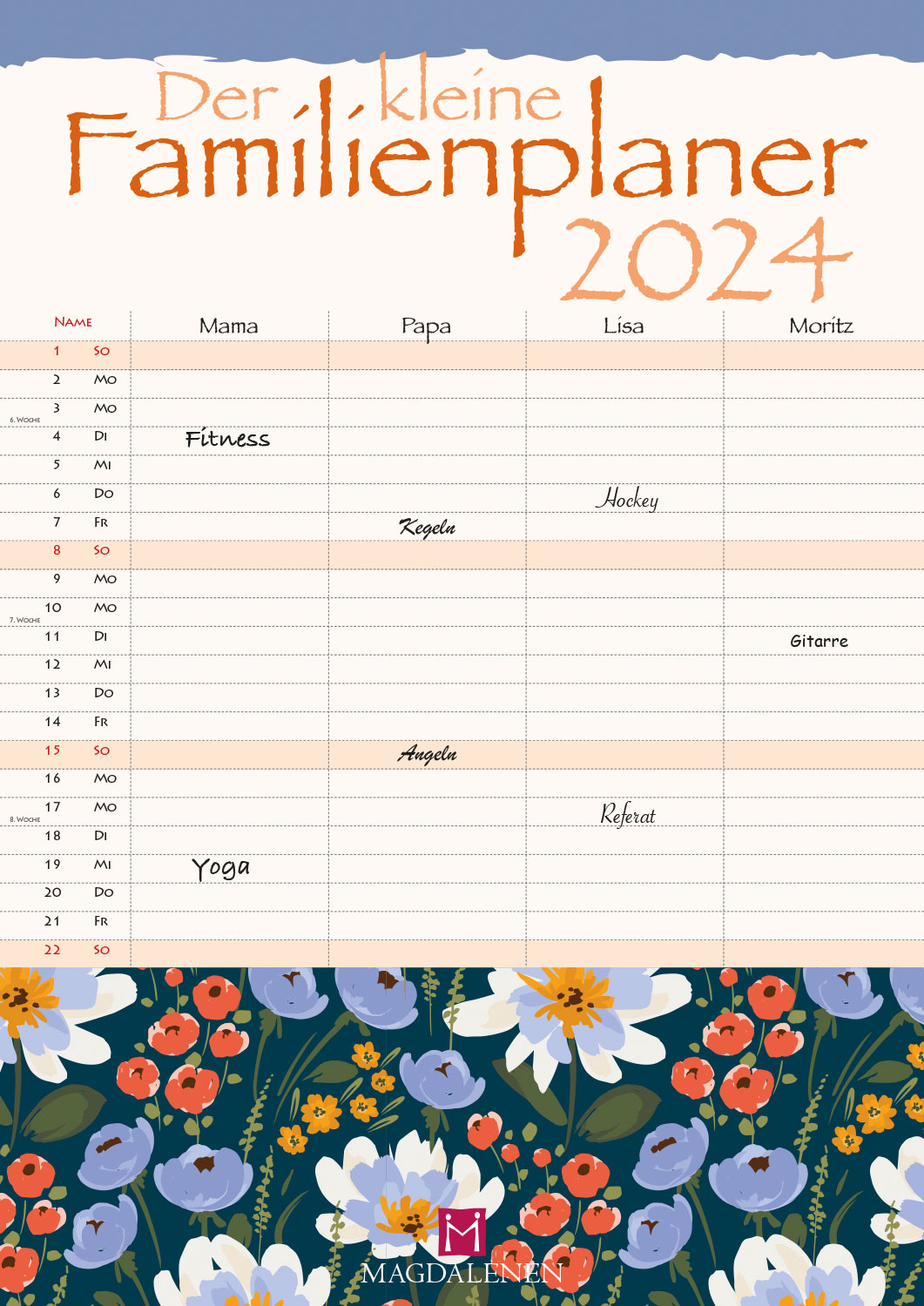 Der kleine Familienplaner 2024 NEU!!!