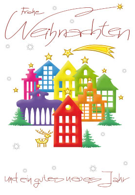 Weihnachten - Doppelkarte