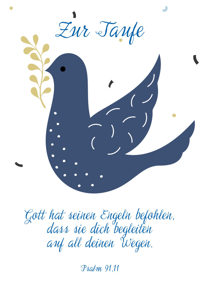 Taufe - Friedenstaube mit Palmzweig NEU!!!
