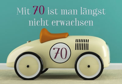 Zahlengeburtstag - Oldtimer in klein