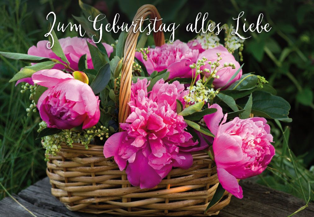 Geburtstagskarte Blumen